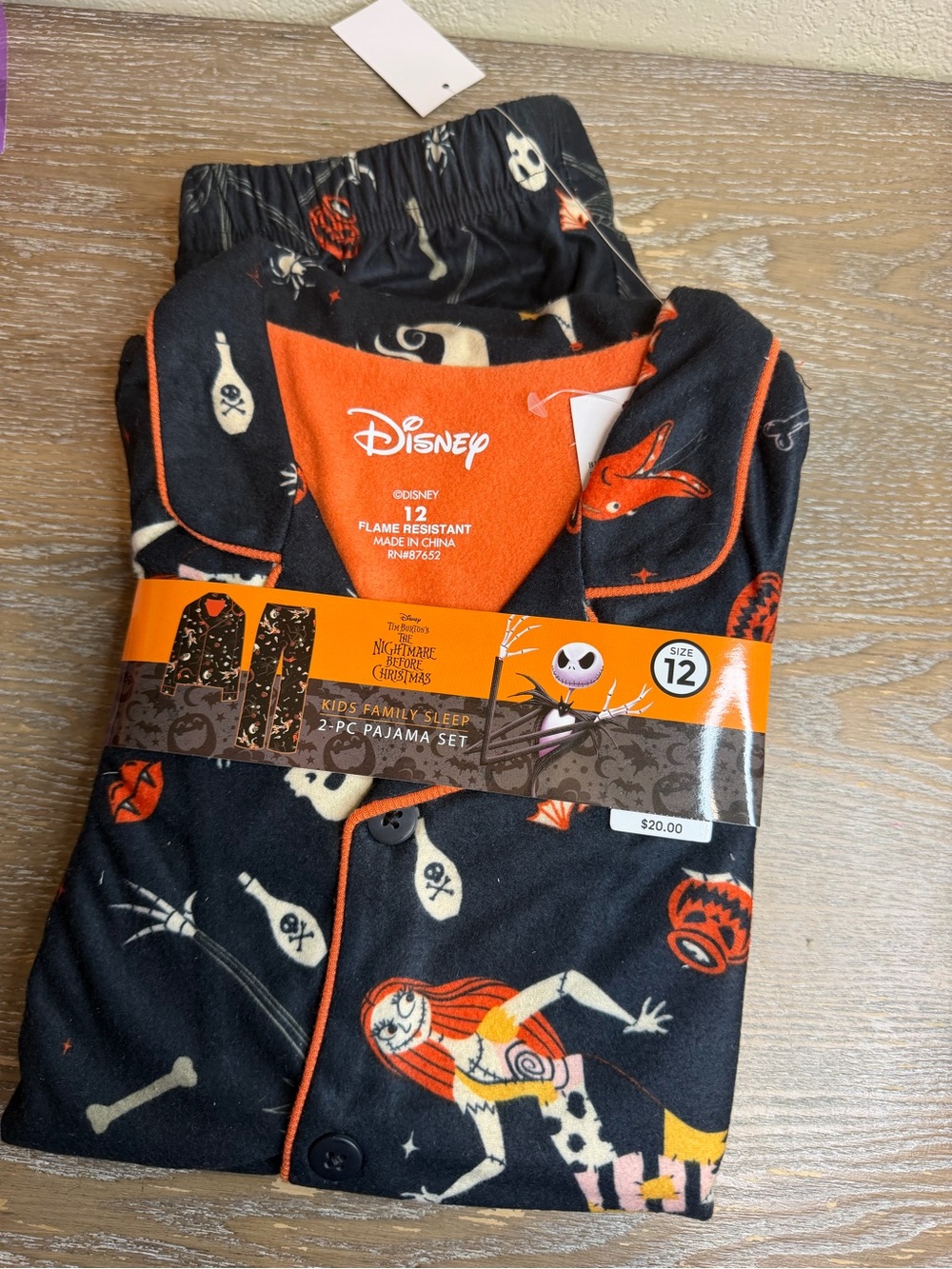 New Nightmare before Christmas Sleep Set Halloween 🎃 Favorite kids size 12